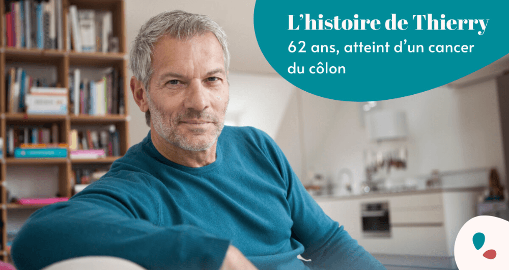 L’histoire de Thierry, 62 ans, souffrant d’un cancer du côlon